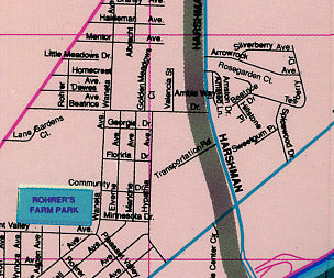 Dayton "Flipmap", Ohio, America.