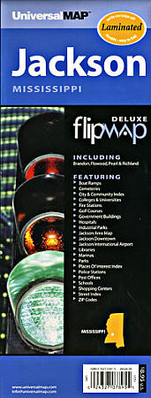 Jackson "Flipmap" Mississippi, America.