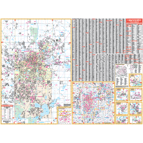 Kalamazoo WALL Map.