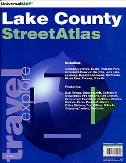 Lake County Street ATLAS, Florida, America.