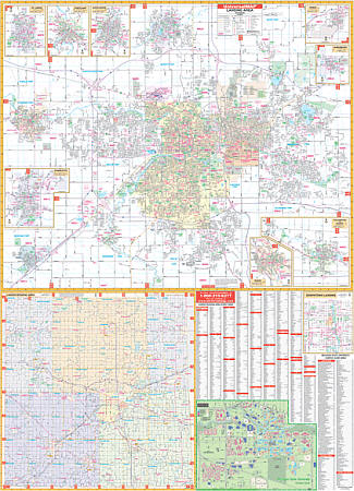 Lansing WALL Map.