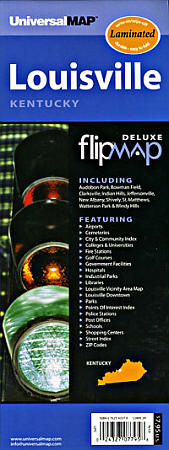 Louisville "Flipmap" Kentucky, America.