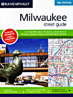 MILWAUKEE Street ATLAS, Wisconsin, America.