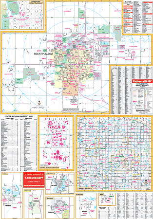 Mt Pleasant WALL Map.