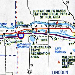 South Dakota, Nebraska and North Dakota, America.