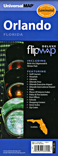 ORLANDO "Flipmap" Florida, America.