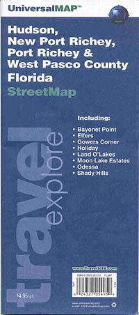 Pensacola "Flipmap" Florida, America.