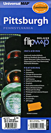 Pittsburgh "Flipmap", Pennsylvania, America.