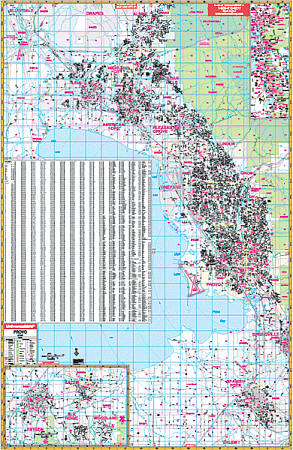 Provo WALL Map, Utah, America.