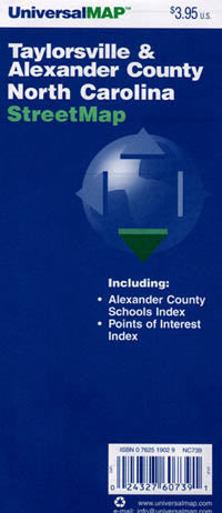 Taylorsville and Alexander County, North Carolina, America.