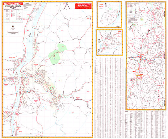 Wheeling WALL Map.