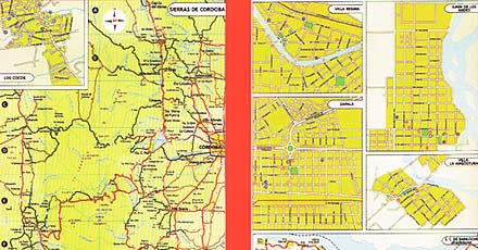 Argentina, Bolivia, All of Brazil, Chile, Paraguay, and Uruguay, Tourist Road ATLAS.