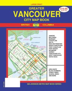 Vancouver "Greater" Street ATLAS, British Columbia, Canada. 