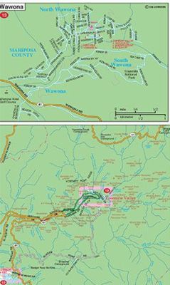 Mariposa & Yosemite National Park, California, America.