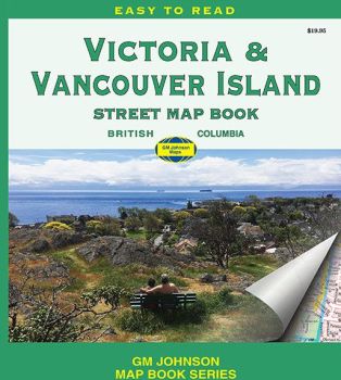 Vancouver and Vancouver Island Street ATLAS, British Columbia, Canada. 