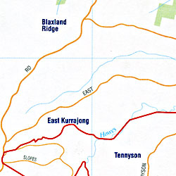 Sydney Postcode map, Australia.