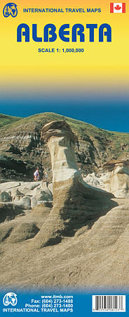 Alberta Landmarks Map.pdf Alberta Road and Physical Travel Reference Map.