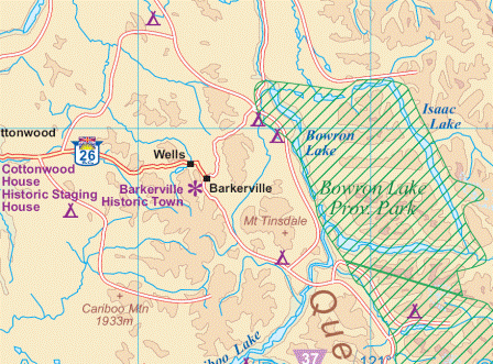 British Columbia Tourist Road ATLAS.