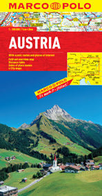 Austria Road and Tourist Map. Marco Polo edition.