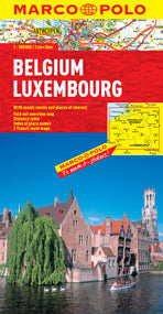 Belgium and Luxembourg Road and Tourist Map. Marco Polo edition.