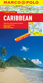 Caribbean Road and Tourist Map. Marco Polo edition.