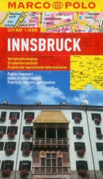 Innsbruck City Street Map. Marco Polo edition.