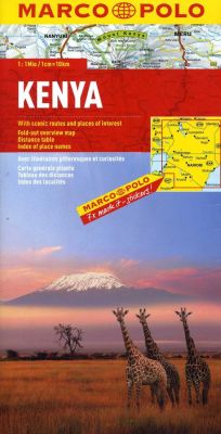 Kenya Road and Tourist Map. Marco Polo edition.