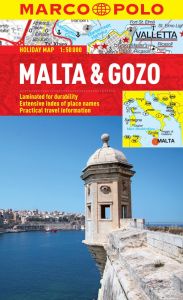 Malta and Gozo Road Map Tourist Map, Mediterranean. Marco Polo edition.