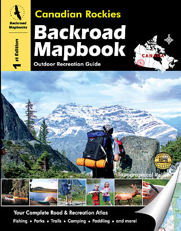 Canadian Rockies, Road and Recreation ATLAS, Canada.