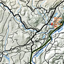 Kamloops and Okanagan Road and Recreation ATLAS, British Columbia, Canada.