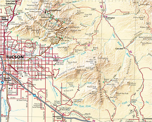 Arizona Road and Recreation Atlas, America.