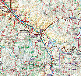 Oregon Road and Recreation Atlas, America.