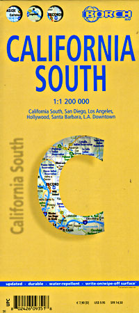 California South Road and Tourist Map.