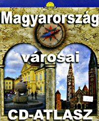 Hungarian Cities Street ATLAS with CD-ROM, Hungary.