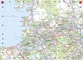 Great Britain Tourist Road ATLAS.