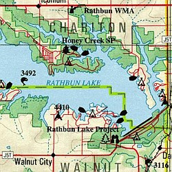 Iowa Road, Topographic, and Shaded Relief Tourist ATLAS and Gazetteer, America.