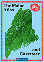 Maine Road, Topographic, and Shaded Relief Tourist ATLAS and Gazetteer, America.