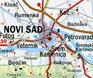 Romania and Moldova Road and Shaded Relief Tourist Map.