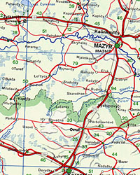 Russia (all of it) and the Commonwealth of Independent States, Road and Shaded Relief Tourist Map.