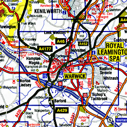 Stratford-upon-Avon Street ATLAS, England, United Kingdom.