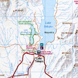 New Zealand "HANDY" Road and Tourist ATLAS.