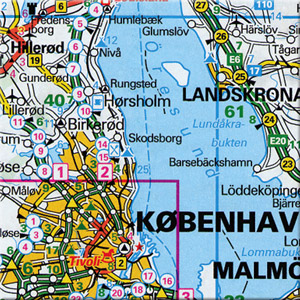 Scandinavia Tourist Road ATLAS.