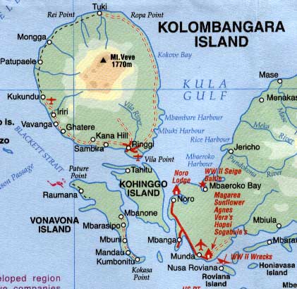 Solomon Islands, Road and Physical Travel Reference.