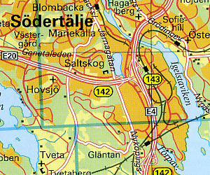 STOCKHOLM Street ATLAS, Sweden.