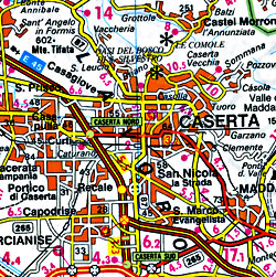 Italy Road and Shaded Relief Tourist Road Atlas.