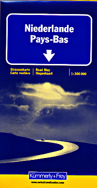 Netherlands Road and Tourist Map.