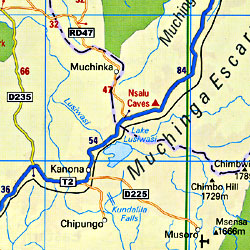 Southern and East Africa, Tourist Road ATLAS.