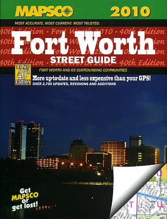 Ft. Worth Street ATLAS, Texas, America.