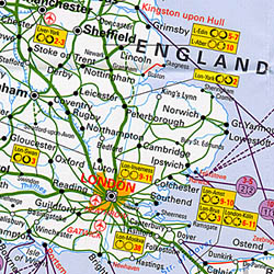 Europe RAILWAY Map.