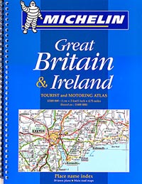 England, Wales and Scotland, Tourist Road ATLAS.